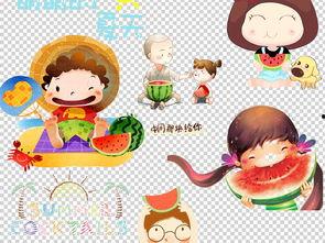 娱乐吃瓜背景图图片可爱,可爱吃瓜图鉴